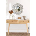 Load image into Gallery viewer, Olearia Console Table 110cm Solid Mango Timber Desk Wood Rattan Furniture Natural