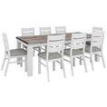 Load image into Gallery viewer, Plumeria Dining Table 225cm Solid Acacia Wood Home Dinner Furniture -White Brush