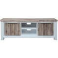 Load image into Gallery viewer, Plumeria ETU Entertainment TV Unit 176cm 2 Door Solid Acacia Timber -White Brush