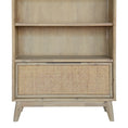 Load image into Gallery viewer, Grevillea Bookshelf Bookcase 4 Tier Drawers Solid Acacia Timber Wood - Brown
