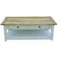 Load image into Gallery viewer, Ally Coffee Table 130cm 4 Drawers Solid Mango Wood Modern Farmhouse Furniture