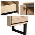 Load image into Gallery viewer, Aconite ETU Entertainment TV Unit 210cm Solid Messmate Timber Wood - Natural