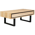 Load image into Gallery viewer, Aconite Coffee Table 120cm 2 Drawers Solid Messmate Timber Wood - Natural