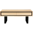 Load image into Gallery viewer, Aconite Coffee Table 120cm 2 Drawers Solid Messmate Timber Wood - Natural