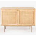 Load image into Gallery viewer, Martina Buffet Table Sideboard 100cm 2 Door Solid Mango Wood Storage Cabinet