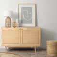 Load image into Gallery viewer, Martina Buffet Table Sideboard 100cm 2 Door Solid Mango Wood Storage Cabinet