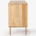 Load image into Gallery viewer, Bondi Buffet Table Sideboard 100cm 2 Door Solid Mango Wood Storage Cabinet