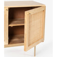 Load image into Gallery viewer, Bondi Buffet Table Sideboard 100cm 2 Door Solid Mango Wood Storage Cabinet