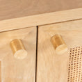 Load image into Gallery viewer, Martina Buffet Table Sideboard 100cm 2 Door Solid Mango Wood Storage Cabinet