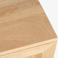 Load image into Gallery viewer, Bondi Buffet Table Sideboard 100cm 2 Door Solid Mango Wood Storage Cabinet