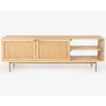 Load image into Gallery viewer, Bondi ETU Entertainment TV Unit 147cm Solid Mango Wood Rattan Furniture