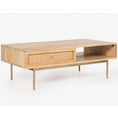 Load image into Gallery viewer, Bondi Coffee Table 115cm Solid Mango Timber Wood Rattan Furniture