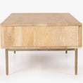 Load image into Gallery viewer, Bondi Coffee Table 115cm Solid Mango Timber Wood Rattan Furniture