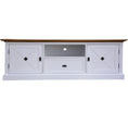 Load image into Gallery viewer, Beechworth ETU Entertainment TV Unit 180cm Solid Pine Wood Hampton Style - Grey
