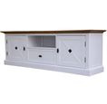 Load image into Gallery viewer, Beechworth ETU Entertainment TV Unit 180cm Solid Pine Wood Hampton Style - Grey