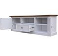 Load image into Gallery viewer, Beechworth ETU Entertainment TV Unit 180cm Solid Pine Wood Hampton Style - Grey