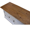 Load image into Gallery viewer, Beechworth ETU Entertainment TV Unit 180cm Solid Pine Wood Hampton Style - Grey