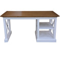Load image into Gallery viewer, Beechworth Study Computer Desk 150cm Office Executive Table Pine Wood - Grey