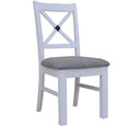 Load image into Gallery viewer, Beechworth 7pc Dining Set 200cm Table 6 Chair Pine Wood Hampton Furniture - Grey