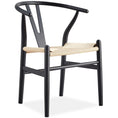 Load image into Gallery viewer, 2X Hans Wenger Wishbone Dining Chair Replica Black