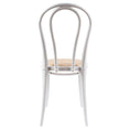 Load image into Gallery viewer, Azalea Arched Back Dining Chair 2 Set Solid Elm Timber Wood Rattan Seat - White