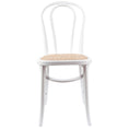 Load image into Gallery viewer, Azalea Arched Back Dining Chair 2 Set Solid Elm Timber Wood Rattan Seat - White