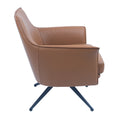 Load image into Gallery viewer, Freya Leather Swivel Occasional Chair Lounge Seat - Beige