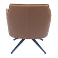 Load image into Gallery viewer, Freya Leather Swivel Occasional Chair Lounge Seat - Beige