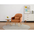 Load image into Gallery viewer, Keira Accent Sofa Arm Chair Fabric Uplholstered Lounge Couch - Orange