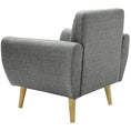 Load image into Gallery viewer, Scandinavian Seater Fabric Upholstered Sofa Armchair Lounge Dane Couch - Mid Grey