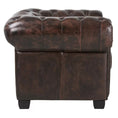 Load image into Gallery viewer, Max Chesterfield Armchair Single Seater Sofa Genuine Leather Antique Brown
