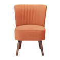 Load image into Gallery viewer, Drew 1 Seater Sofa Accent Chair Fabric Uplholstered Lounge Couch - Orange