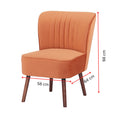 Load image into Gallery viewer, Drew 1 Seater Sofa Accent Chair Fabric Uplholstered Lounge Couch - Orange