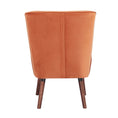 Load image into Gallery viewer, Drew 1 Seater Sofa Accent Chair Fabric Uplholstered Lounge Couch - Orange