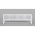 Load image into Gallery viewer, Jasmine ETU Entertainment TV Unit 160cm 4 Door Mindi Wood Rattan - White