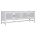 Load image into Gallery viewer, Jasmine ETU Entertainment TV Unit 160cm 4 Door Mindi Wood Rattan - White