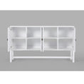 Load image into Gallery viewer, Jasmine Sideboard Buffet Table 160cm 4 Door Mindi Wood Rattan - White