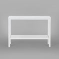 Load image into Gallery viewer, Jasmine Console Hallway Entry Table 110cm Mindi Timber Wood Rattan - White