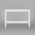 Load image into Gallery viewer, Lilly Console Hallway Entry Table 110cm Mindi Timber Wood Rattan - White