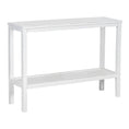 Load image into Gallery viewer, Lilly Console Hallway Entry Table 110cm Mindi Timber Wood Rattan - White