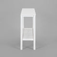 Load image into Gallery viewer, Lilly Console Hallway Entry Table 110cm Mindi Timber Wood Rattan - White