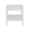 Load image into Gallery viewer, Jasmine Coffee Side Table Laptop Desk Bedside Sofa End Tables Mindi Wood - White
