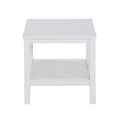 Load image into Gallery viewer, Lilly Coffee Side Table Laptop Desk Bedside Sofa End Tables Mindi Wood - White