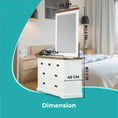 Load image into Gallery viewer, Orville Dresser Mirror 7 Chest of Drawers Tallboy Storage Cabinet - Multi Color
