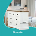 Load image into Gallery viewer, Orville Dresser 7 Chest of Drawers Solid Wood Storage Cabinet - Multi Color