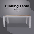 Load image into Gallery viewer, Orville Dining Table 200cm Solid Acacia Wood Home Dinner Furniture - Multi Color