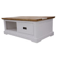 Load image into Gallery viewer, Orville Coffee Table 120cm 1 Drawer Solid Acacia Timber Wood - Multi Color
