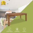 Load image into Gallery viewer, Birdsville Dining Table 190cm Solid Mt Ash Wood Home Dinner Furniture - Brown
