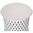 Load image into Gallery viewer, Pansy Wooden Round 50cm Side Table Sofa End Tables - White