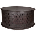 Load image into Gallery viewer, Pansy Wooden Round 80cm Coffee Table - Brown